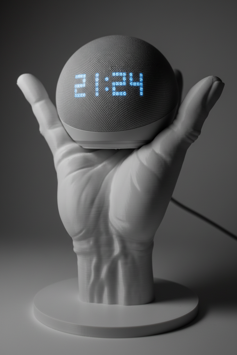 Hand Stand per Echo Dot 4 & 5 – Supporto Alexa Design Scultoreo 3D