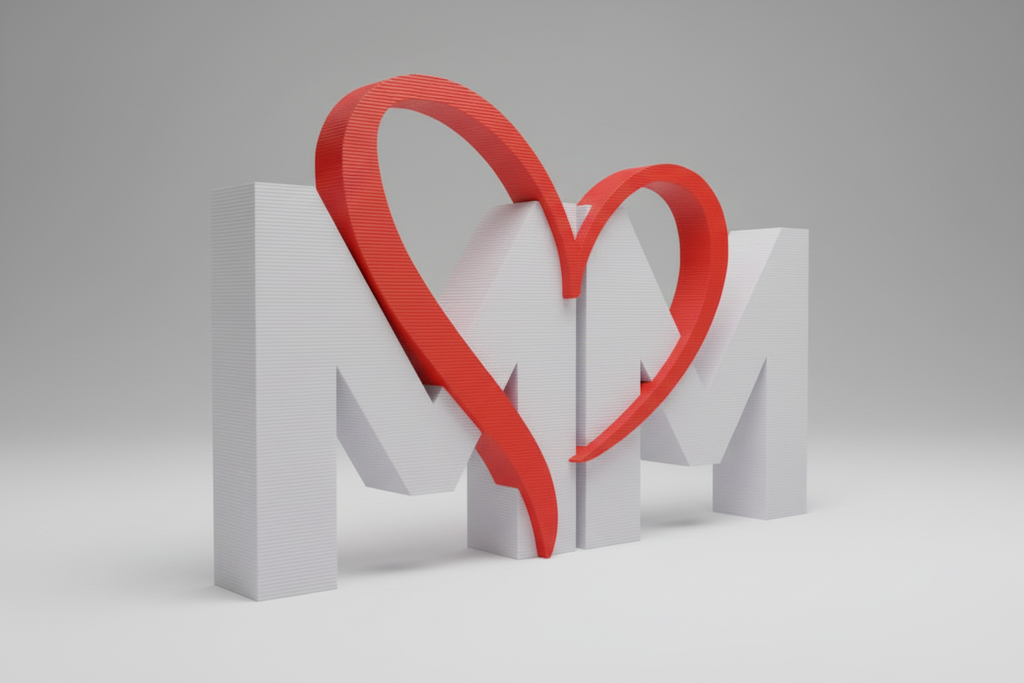 Amour éternel - Ornement personnalisé avec vos initiales, unis par le cœur