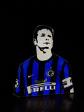 Javier Zanetti 3D Lamp - 3D Printed Nerazzurri Legend