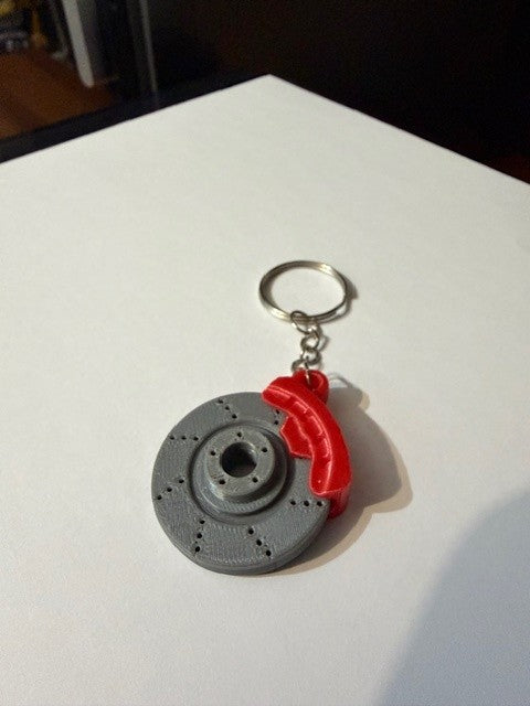 Portachiavi Disco Freno con Pinza Rotante