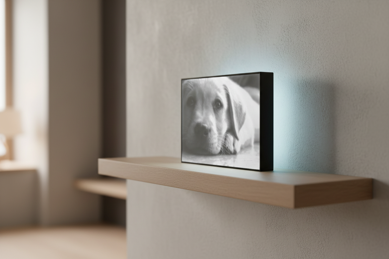 Litofania Personalizzata 3D 156x126mm - La Tua Foto Illuminata