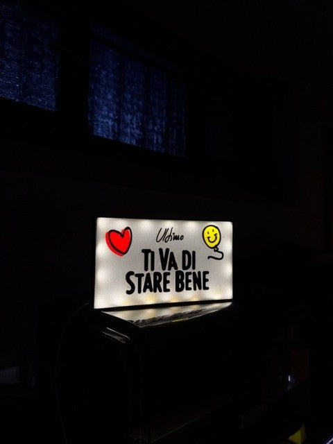 Lampada Ultimo 3D - "Ti Va Di Stare Bene" Stampa 3D Musicale