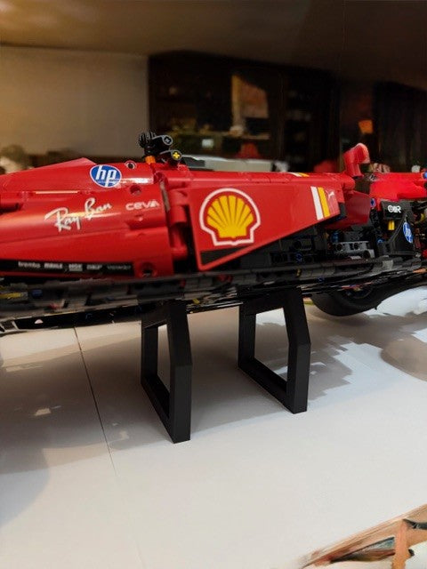 Supporti Espositore Ferrari LEGO SF-24 - Set 2 Pezzi Stampati in 3D