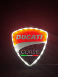 Ducati Corse Emblem Lamp - The Red Emotion That Lights Up Your Passion