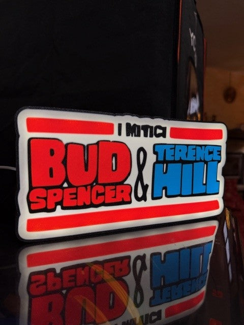 Lampada Bud Spencer e Terence Hill 3D - I Mitici del Cinema Italiano