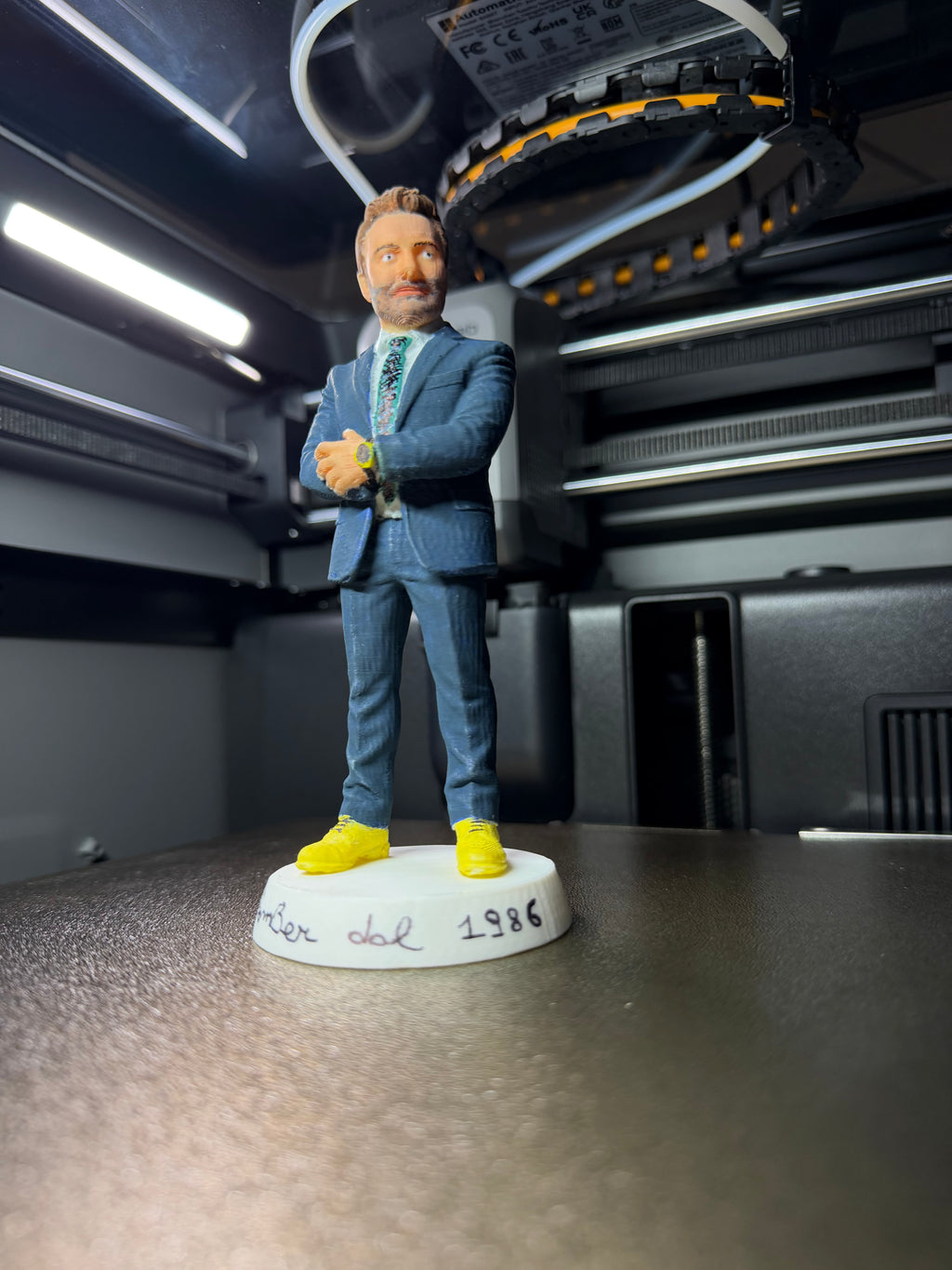 Statuetta 3D Personalizzata da Foto, Realizzata e Dipinta a Mano, Figurina Personalizzata in PLA, Regalo Unico e Originale