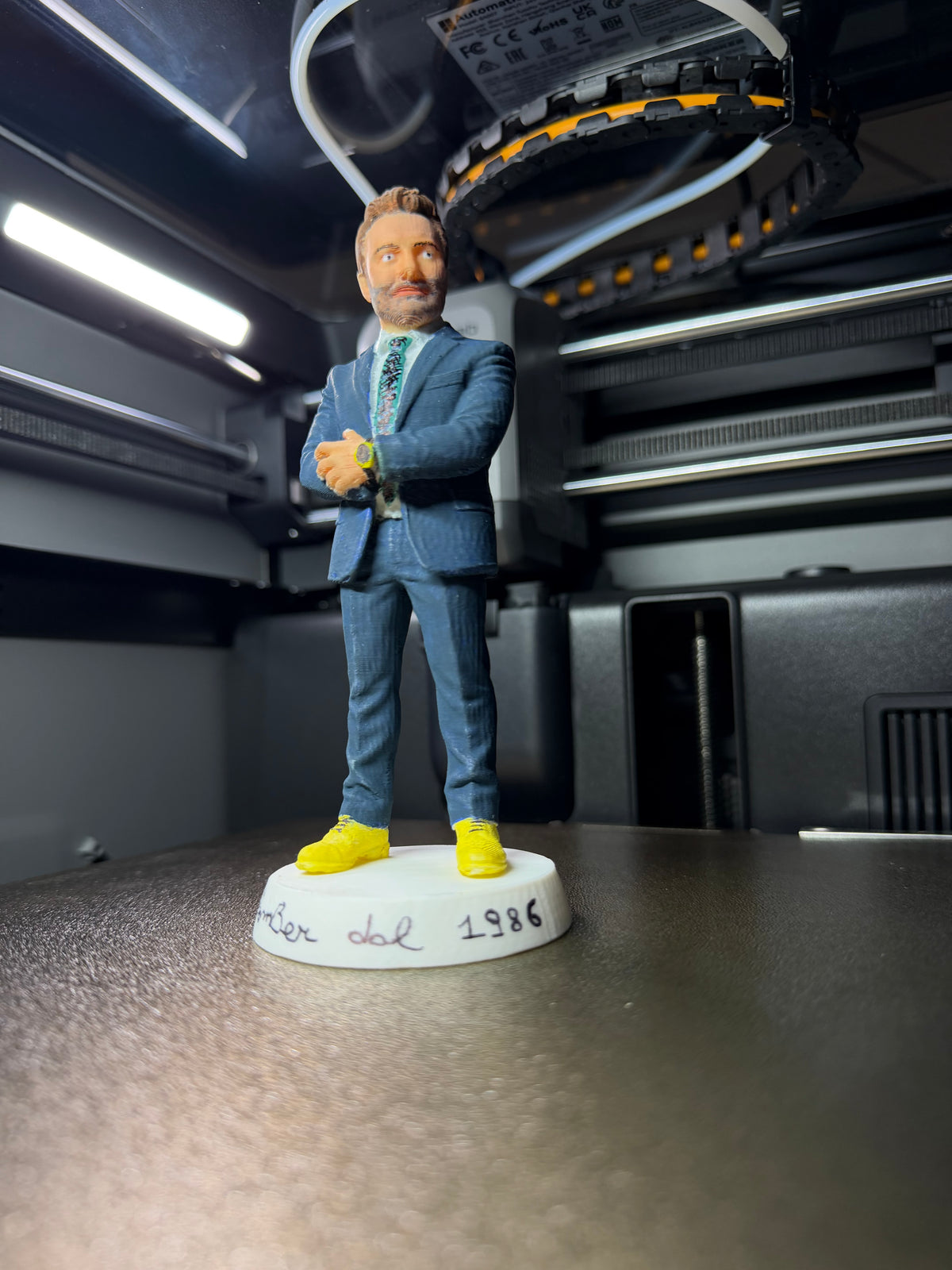 Statuetta 3D Personalizzata da Foto, Realizzata e Dipinta a Mano, Figurina Personalizzata in PLA, Regalo Unico e Originale