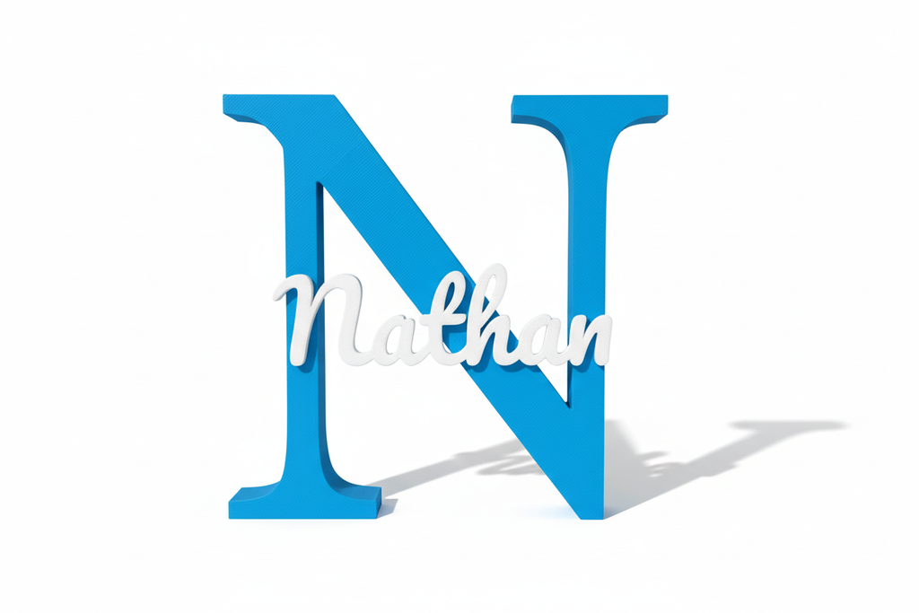 3D Personalized Initial Letter - The Gift That Will Touch You Forever