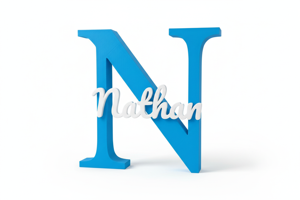 3D Personalized Initial Letter - The Gift That Will Touch You Forever