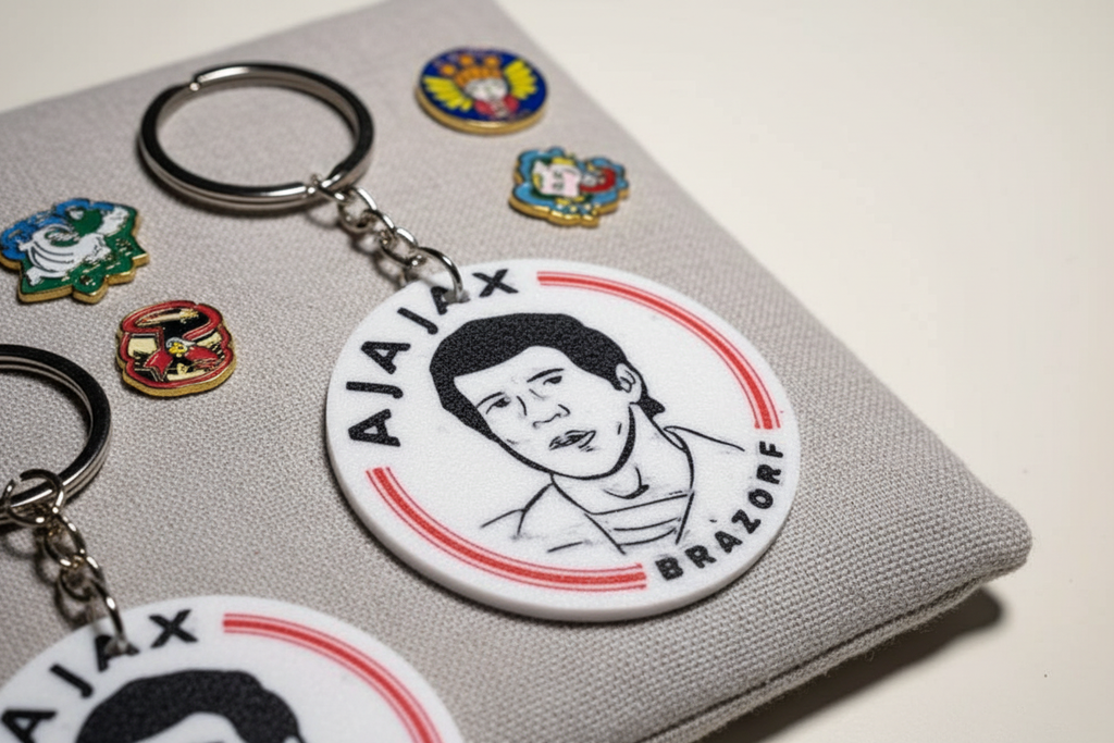 Ajeje Brazorf Keychain - Three Men and a Leg - PLA 3D Print