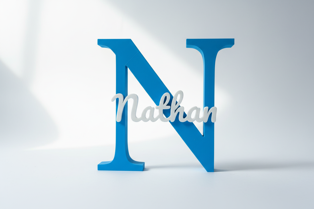 3D Personalized Initial Letter - The Gift That Will Touch You Forever