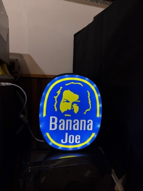 Lampada Bud Spencer Banana Joe 3D - Stile Chiquita Stampato in 3D