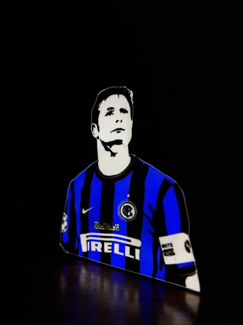 Lampada Javier Zanetti 3D - Leggenda Nerazzurra Stampata in 3D