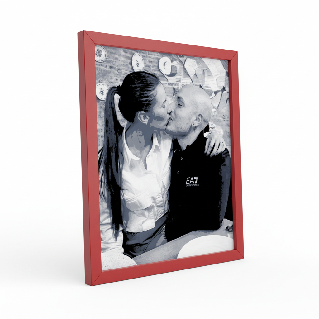 Il Tuo Amore in 3D - Ritratto Personalizzato con Cornice 165x200mm