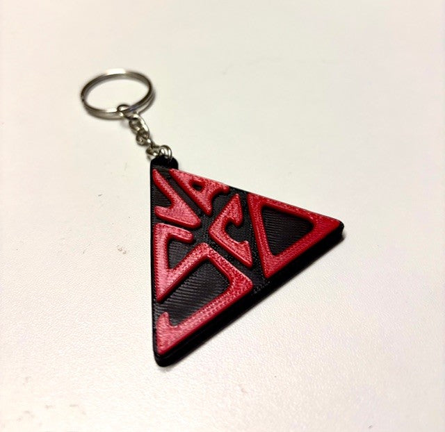 Triangular Keychain with Vasco Writing