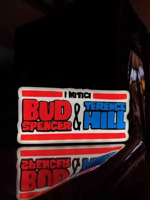 Lampada Bud Spencer e Terence Hill 3D - I Mitici del Cinema Italiano