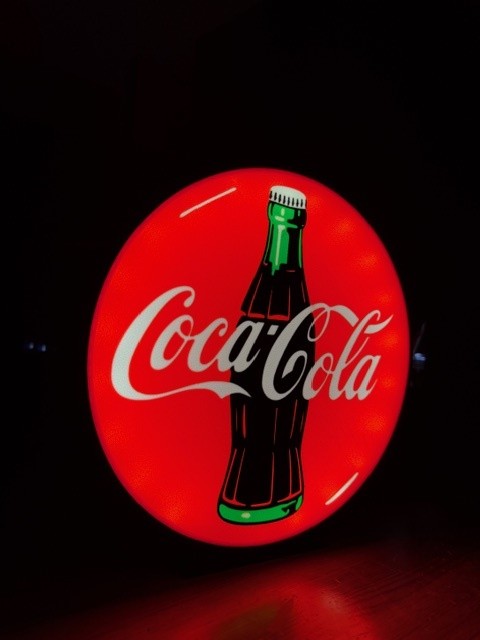 Lampada LED Coca-Cola - Design Vintage Stampa 3D Artigianale