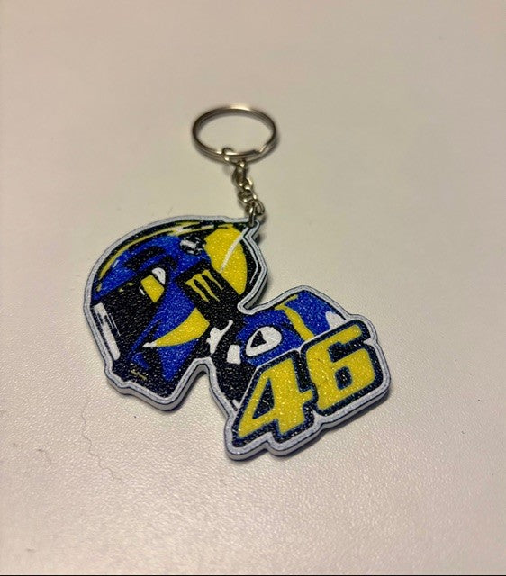 Portachiavi Valentino Rossi Stilizzato con 46