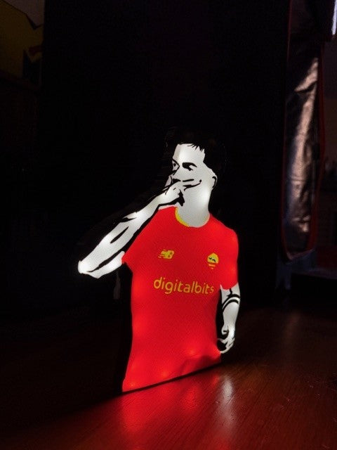 Lampe 3D Paulo Dybala - Champion d'Argentine de l'impression 3D