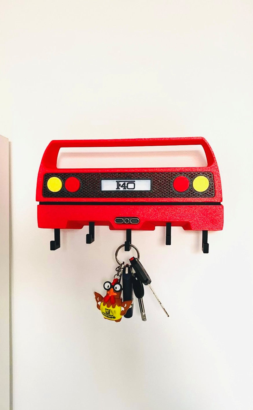 Ferrari F40 Key Hanger - The Legend of the Prancing Horse