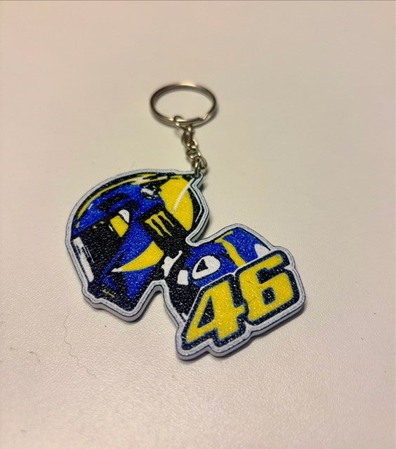 Portachiavi Valentino Rossi Stilizzato con 46
