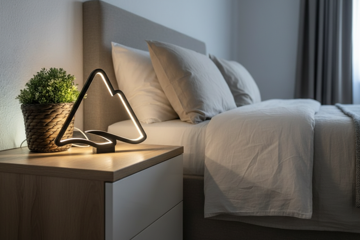 Lampada Montagna 3D - La Vetta che Illumina le Tue Avventure