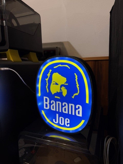Lampada Bud Spencer Banana Joe 3D - Stile Chiquita Stampato in 3D