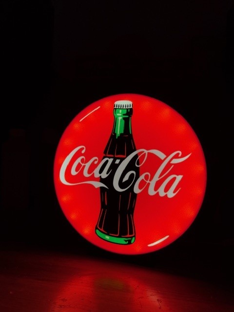 Lampada LED Coca-Cola - Design Vintage Stampa 3D Artigianale