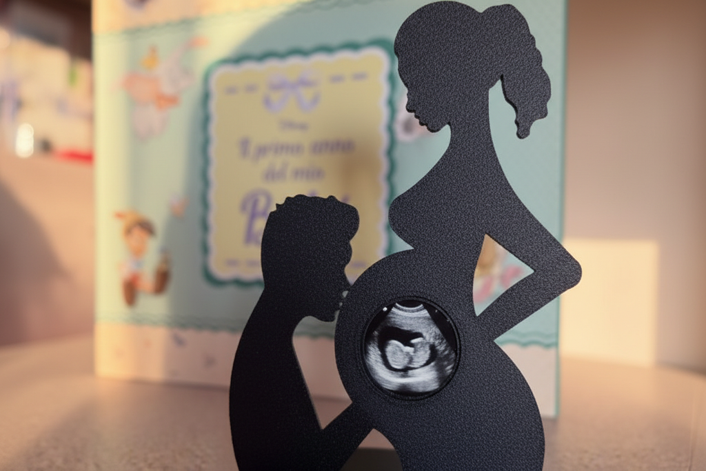 "The First Heartbeat" - Personalized 3D Sculpture with Ultrasound | The Gift That Preserves the Most Beautiful Expectation