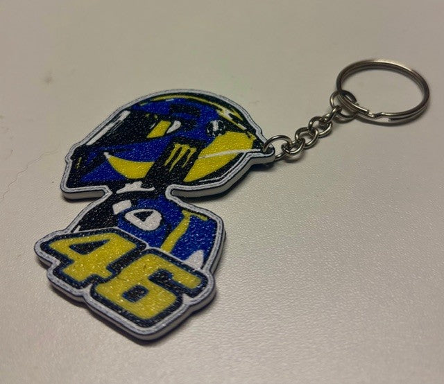 Portachiavi Valentino Rossi Stilizzato con 46