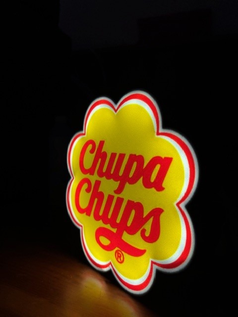 Lampada LED Chupa Chups 3D - Dolce Icona Pop Stampa 3D Artigianale