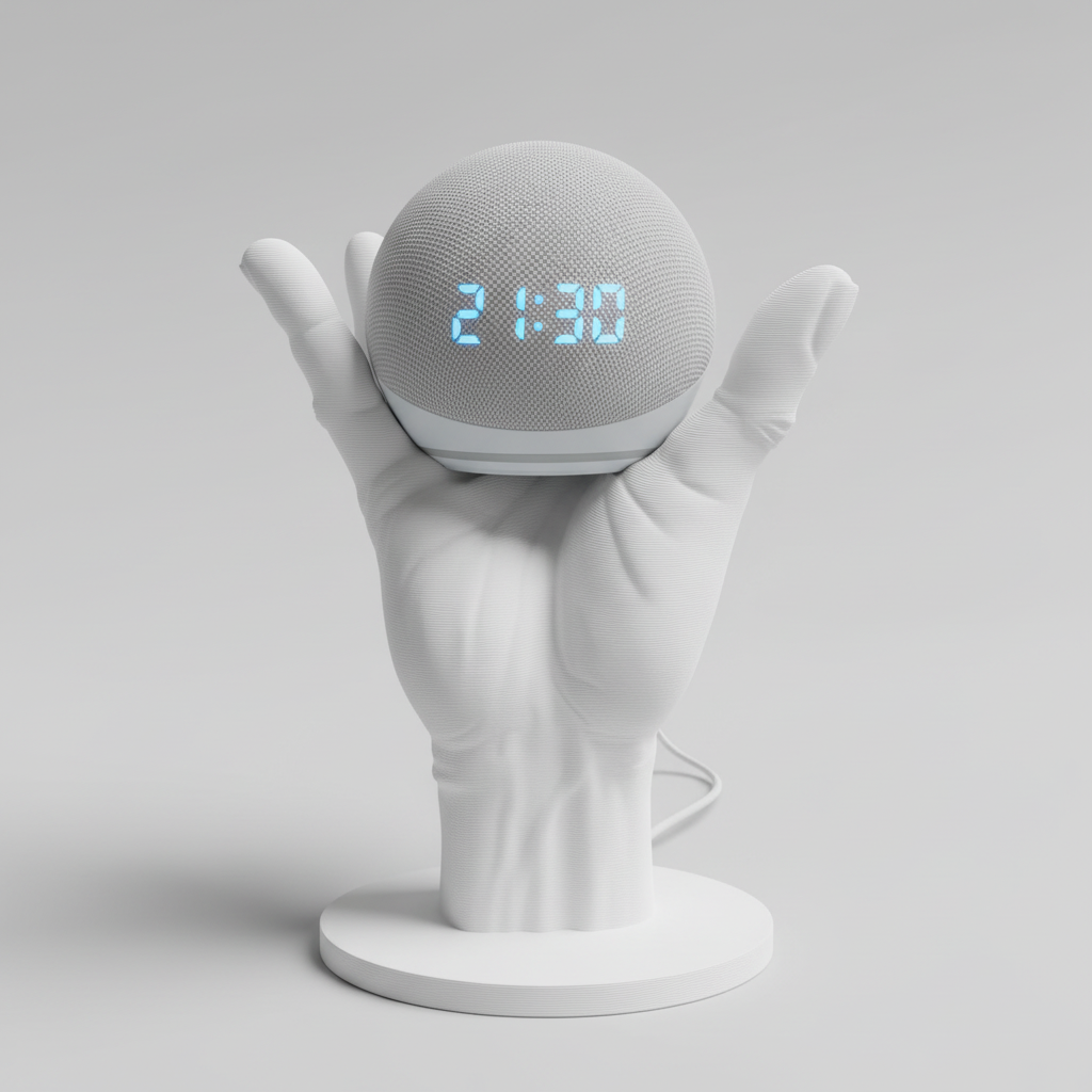 Hand Stand per Echo Dot 4 & 5 – Supporto Alexa Design Scultoreo 3D