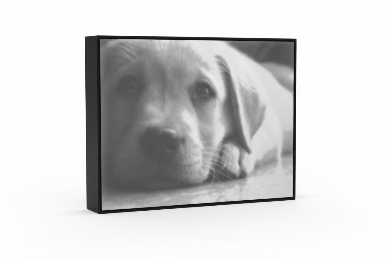 Litofania Personalizzata 3D 156x126mm - La Tua Foto Illuminata