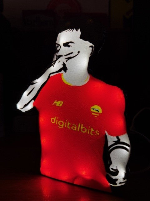 Lampe 3D Paulo Dybala - Champion d'Argentine de l'impression 3D