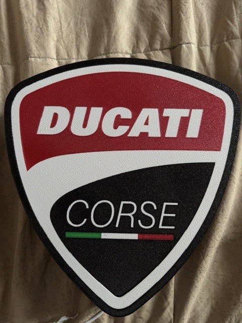Ducati Corse Emblem Lamp - The Red Emotion That Lights Up Your Passion