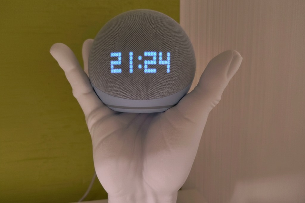 Hand Stand per Echo Dot 4 & 5 – Supporto Alexa Design Scultoreo 3D