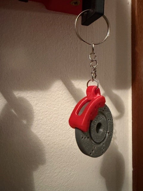 Portachiavi Disco Freno con Pinza Rotante