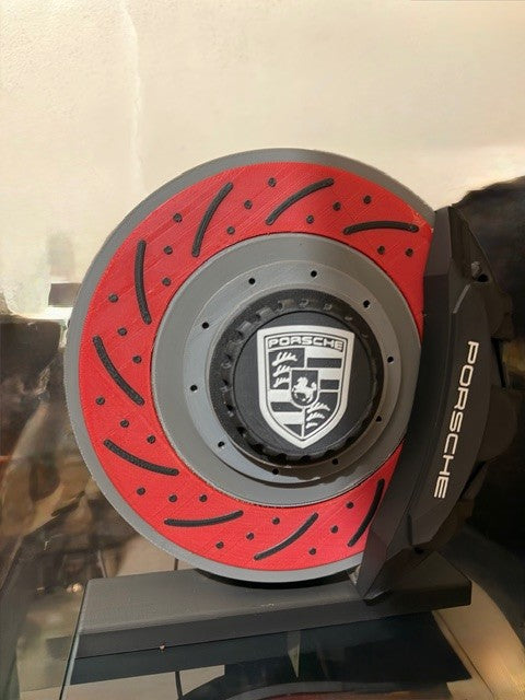 Éclairage 3D des étriers et disques de frein Porsche - Système de freinage illuminé