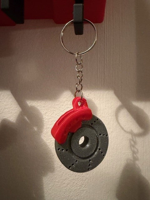 Portachiavi Disco Freno con Pinza Rotante