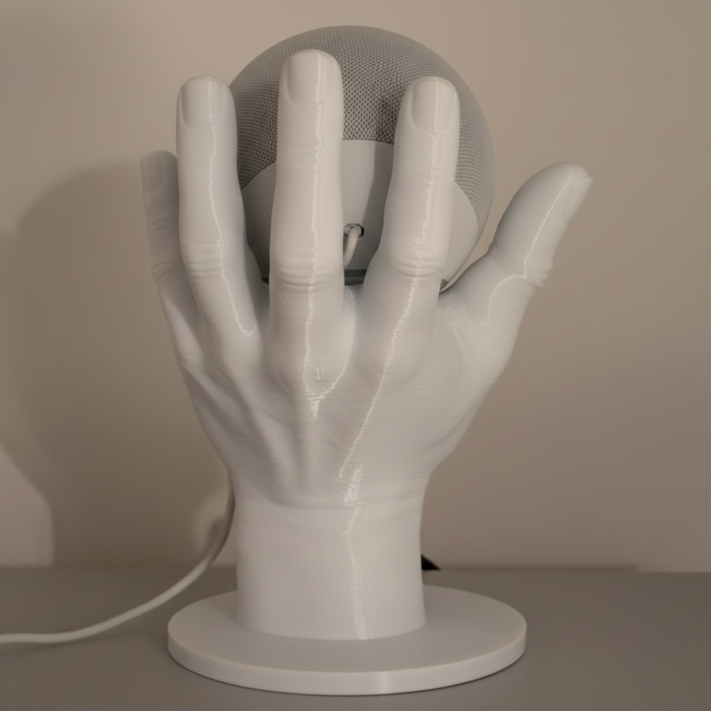 Hand Stand per Echo Dot 4 & 5 – Supporto Alexa Design Scultoreo 3D