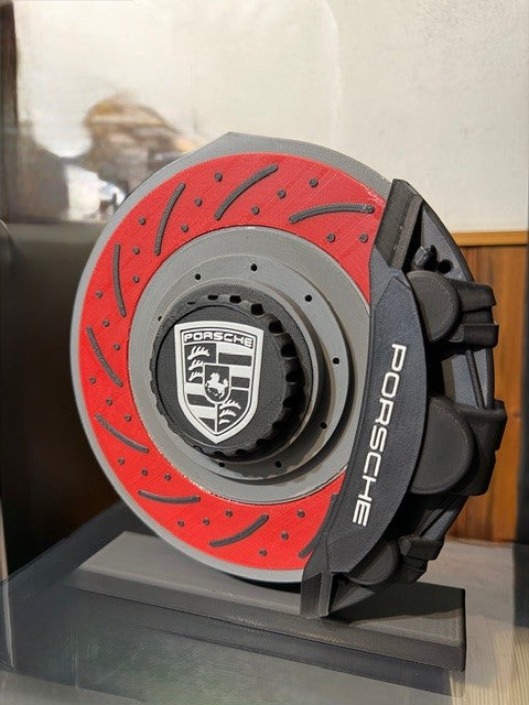 Éclairage 3D des étriers et disques de frein Porsche - Système de freinage illuminé