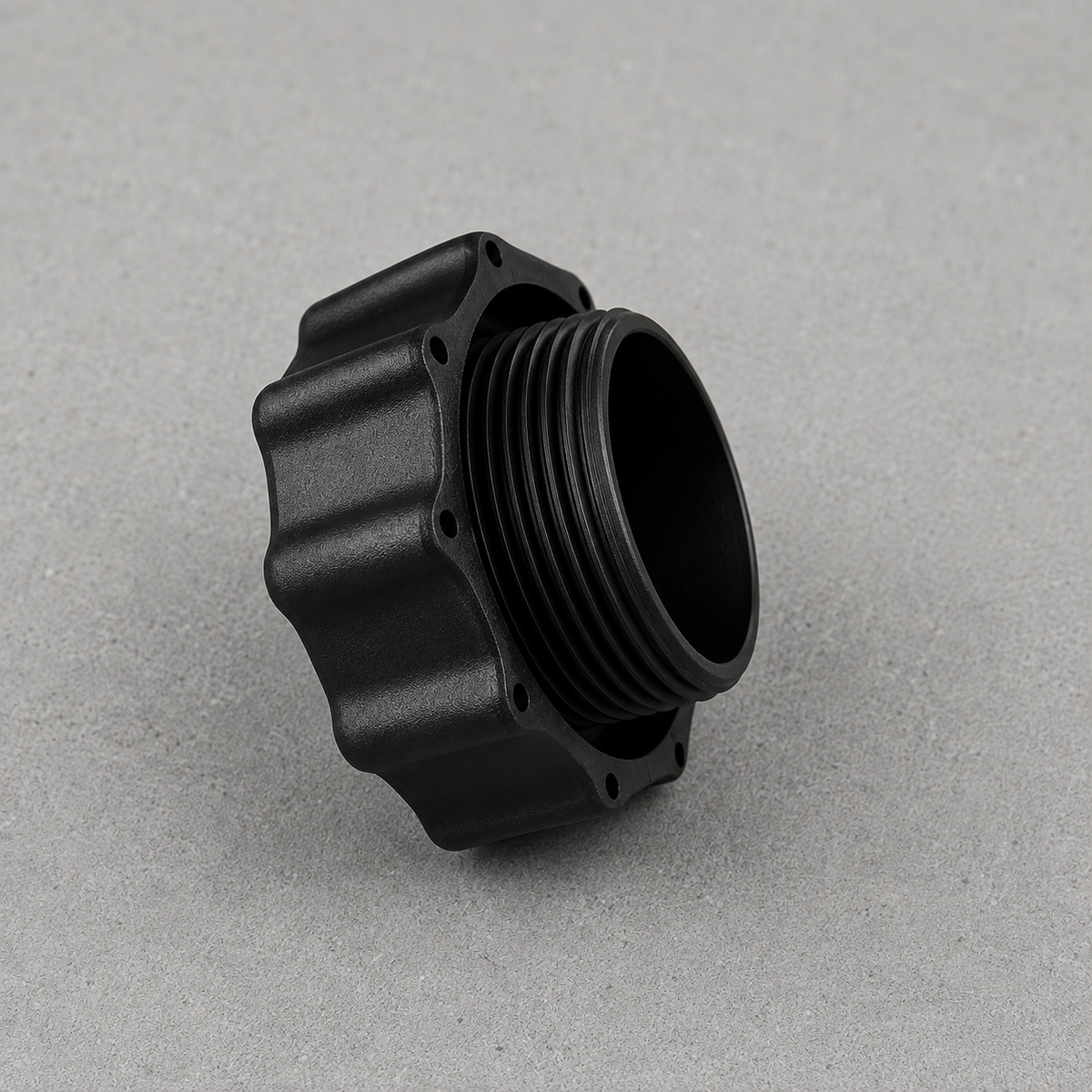 Adattatore Piscina Intex/Bestway – Filettato Interno, L24mm L38mm L60mm, PETG Nero