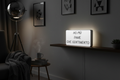 Lampada illuminata ambiente moderno