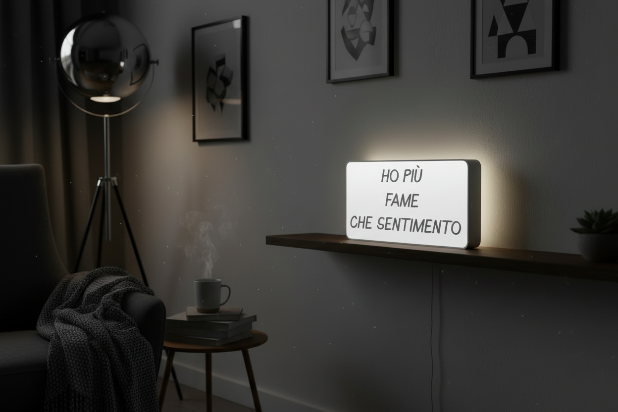 Lampada LED vista laterale destra