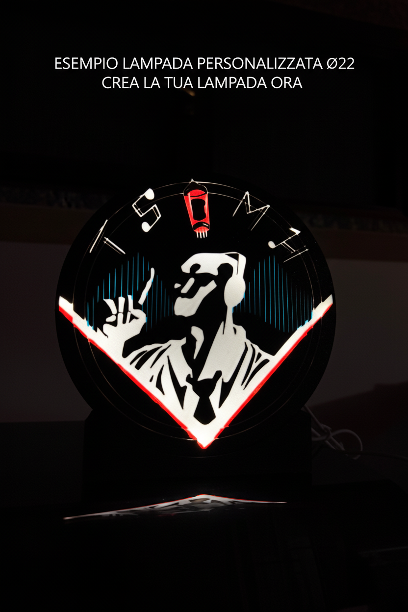 Lampada personalizzata basket