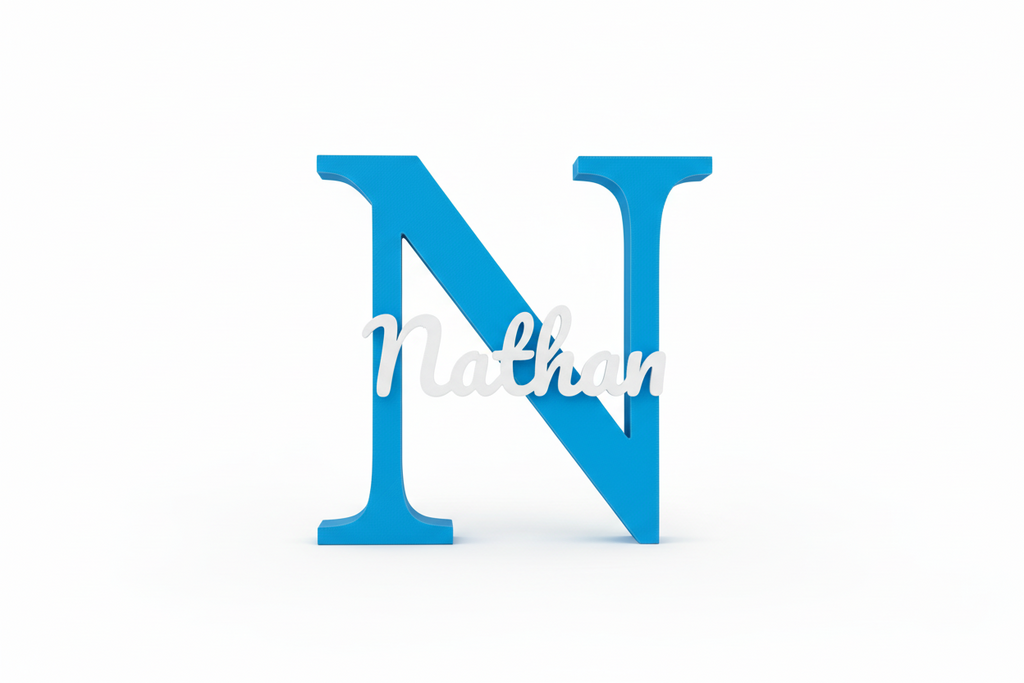 3D Personalized Initial Letter - The Gift That Will Touch You Forever