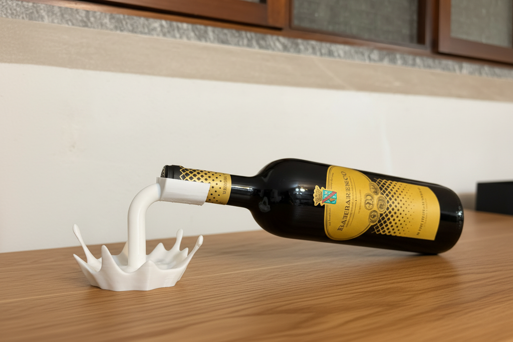 Portabottiglie splash sospeso - legno