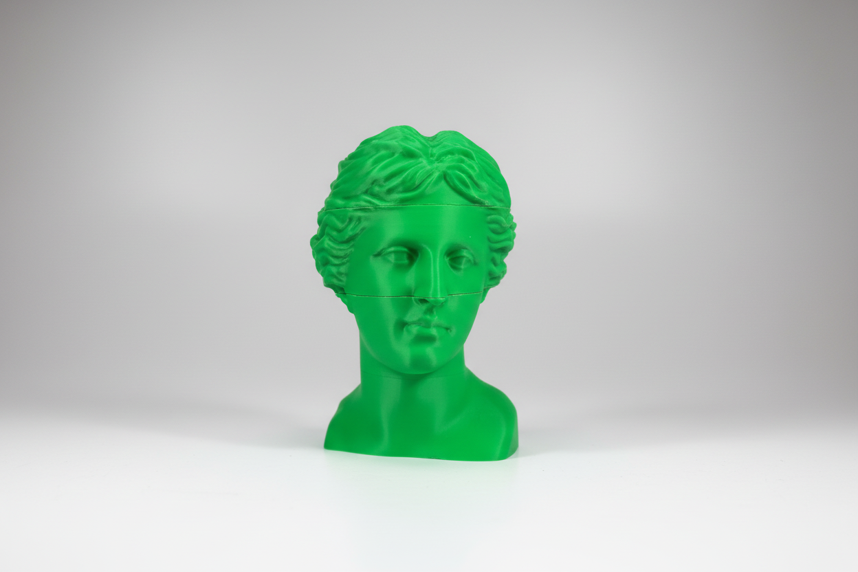 Scultura busto classico verde ottimizzata