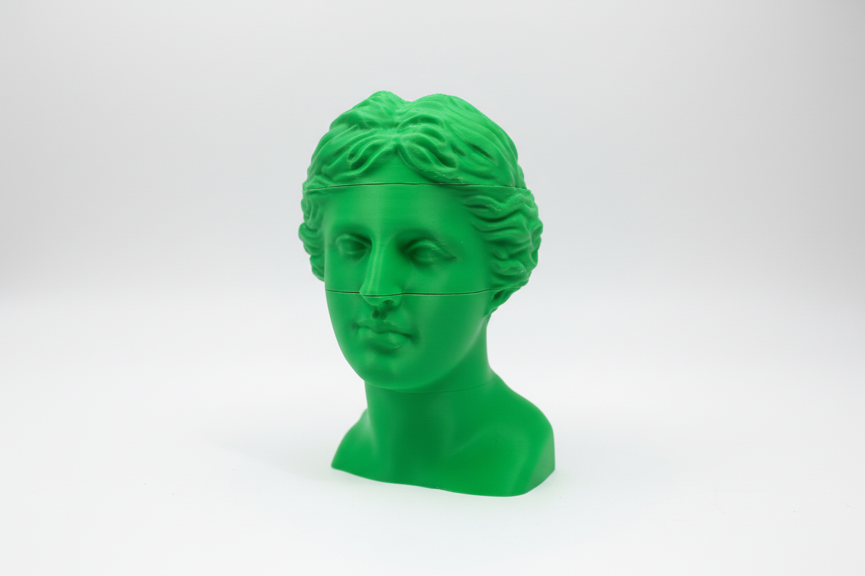 Scultura vista dall'alto