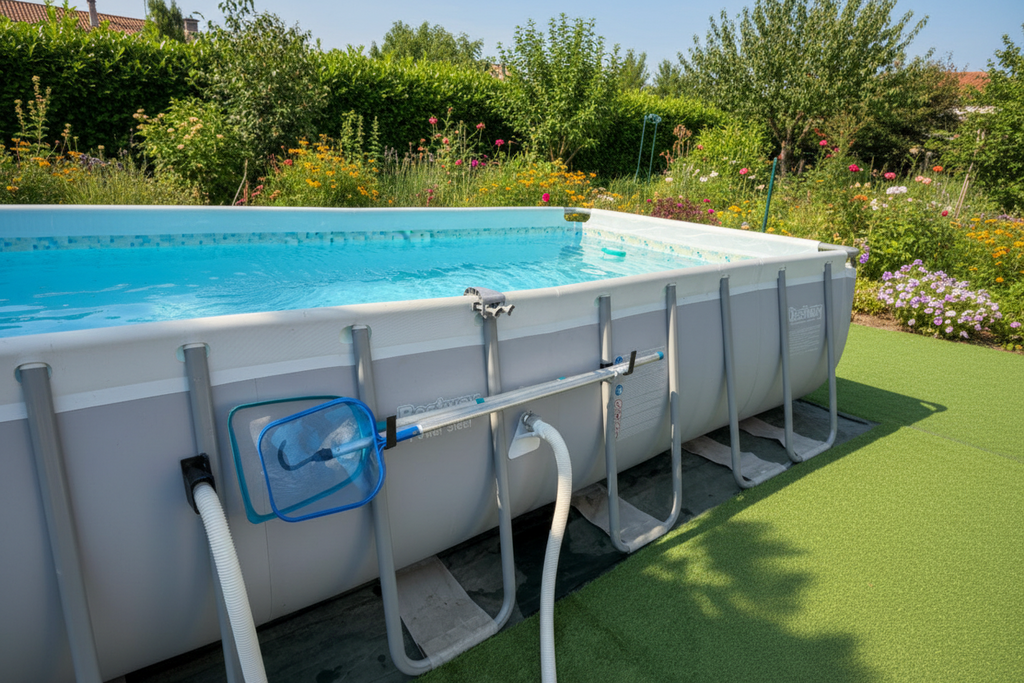 Supporto Porta Attrezzi Piscina – Set 2 Pezzi | Stampa 3D PETG
